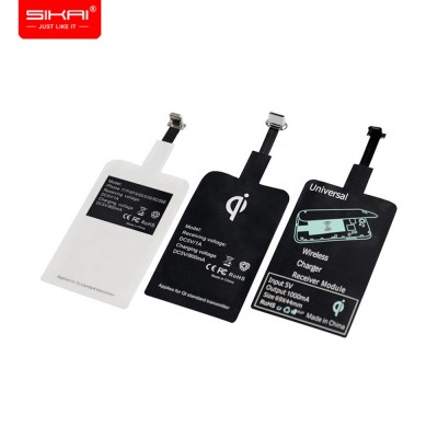 High efficient CE certified charging DC5V 800mA qi wireless charger receiver for mobile phone